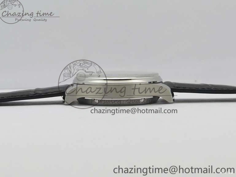 MIROTIME 0211 Portuguese Real PR Real Annual Calendar IW503502 ZF 1:1 Best Edition Black Dial Steel Markers on Black Leather Strap A StreetReady 7134